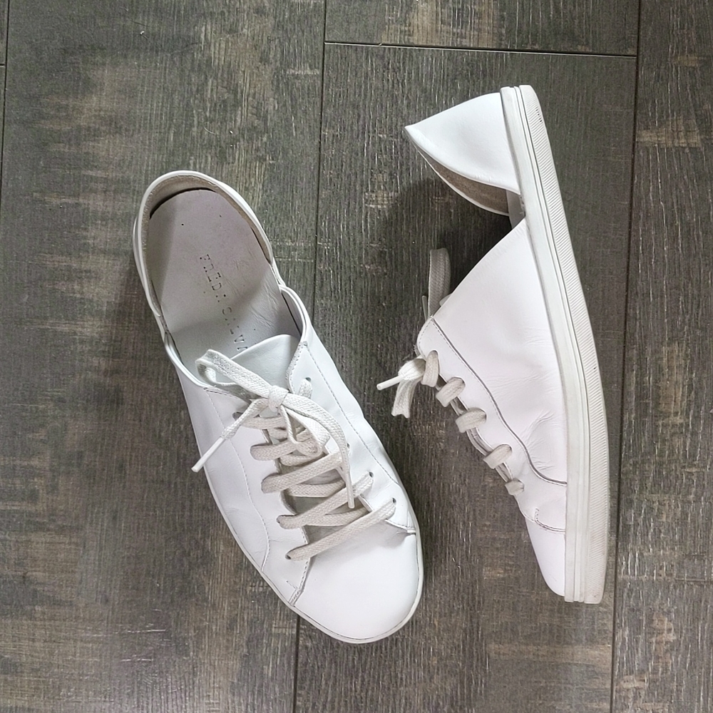 Freda Salvador Eda D'orsay Sneaker White Leather BX62